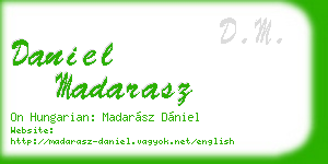 daniel madarasz business card